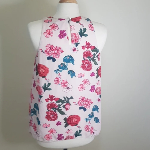 Vince Camuto floral sleeveless blouse SZ  S - Picture 3 of 7